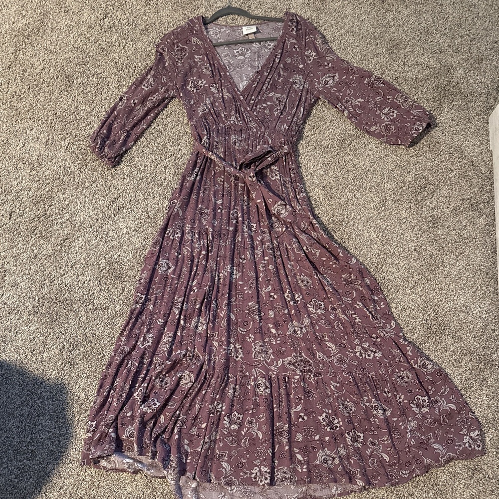 Long sleeve maxi dress